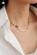 Load image into Gallery viewer, Multicolor Zircon Chain Necklace