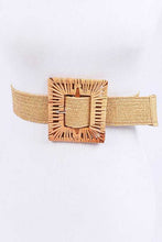 Load image into Gallery viewer, Plus Size Bamboo Buckle Elastic Belt