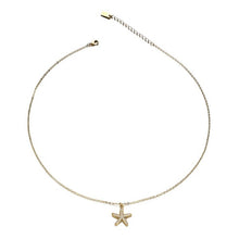 Load image into Gallery viewer, Starfish and Double Layering Chain Necklace