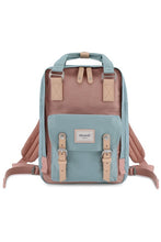 Load image into Gallery viewer, Vintage Style Blue/Pink Waterproof Backpack