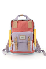 Load image into Gallery viewer, Vintage Style Blue/Pink Waterproof Backpack