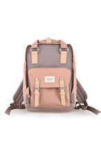 Load image into Gallery viewer, Vintage Style Blue/Pink Waterproof Backpack