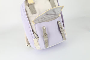 Cream/Lavender 14.9'' Travel/School Backpack