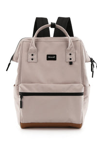 Cream 15.6 Travel Backpack w/USB Port