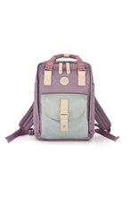 Load image into Gallery viewer, Purple Yellow Multi Color Waterproof Backpack