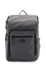 Load image into Gallery viewer, Grey Nylon Waterproof Travel Backpack