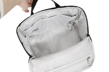 Load image into Gallery viewer, Grey Nylon Waterproof Travel Backpack