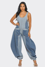 Load image into Gallery viewer, Denim Patchwork Harlem Jumpsuit