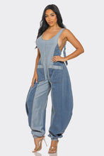 Load image into Gallery viewer, Denim Patchwork Harlem Jumpsuit