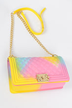 Load image into Gallery viewer, Mix Tone Textured Jelly Shoulder Bag