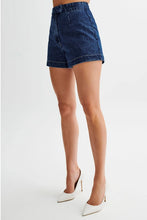 Load image into Gallery viewer, Denim Blue 2pc Vest &amp; Shorts Set