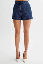 Load image into Gallery viewer, Denim Blue 2pc Vest &amp; Shorts Set