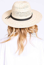 Load image into Gallery viewer, Western Headband Straw Fedora