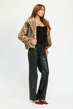 Load image into Gallery viewer, Cheetah Animal Print Furry Jacket