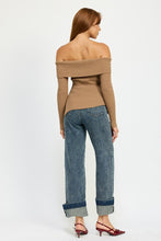 Load image into Gallery viewer, Asymmetrical Off-Shoulder Garment Design