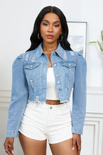 Load image into Gallery viewer, Effortless Casual Denim Jean Jacket