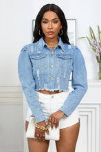 Load image into Gallery viewer, Effortless Casual Denim Jean Jacket