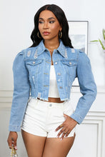 Load image into Gallery viewer, Effortless Casual Denim Jean Jacket