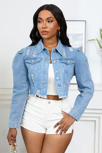 Effortless Casual Denim Jean Jacket