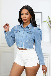 Effortless Casual Denim Jean Jacket