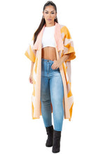 Load image into Gallery viewer, Oversized Yellow Design Fashion Sweater Cardigan