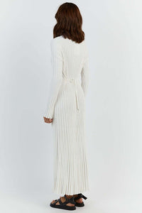 Knitwear Long White Maxi Dress Apparel