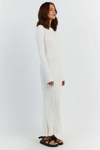 Knitwear Long White Maxi Dress Apparel