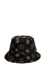 Load image into Gallery viewer, Geometric Pattern Fur Bucket Hat