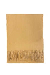 Plain Woolen Fringed Edge Scarf