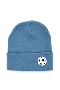 Soccer Patch Unisex Winter Beanie