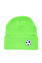 Load image into Gallery viewer, Soccer Patch Unisex Winter Beanie