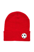 Load image into Gallery viewer, Soccer Patch Unisex Winter Beanie