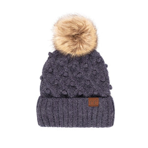 CC Crafted Pom Detail Beanie