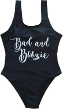 Load image into Gallery viewer, Boozie Bachelorette Black One Piece Swimsuit