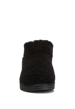 Load image into Gallery viewer, Black Fleece Exterior Fluffy Boots