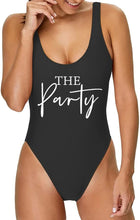 Load image into Gallery viewer, Party Bachelorette Black One Piece Swimsuit