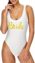 Load image into Gallery viewer, Bachelorette White One Piece Swimsuit