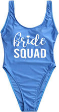 Load image into Gallery viewer, Bachelorette Bride Squad One Piece Swimsuit