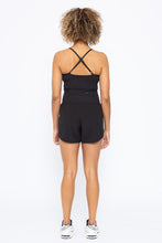 Load image into Gallery viewer, Workout Pink Cross Back Active Romper