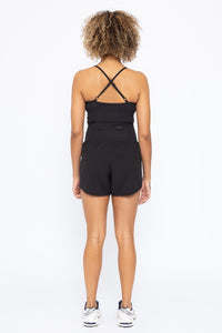 Workout Pink Cross Back Active Romper