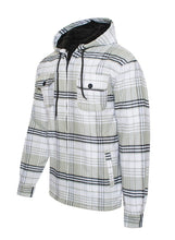 Load image into Gallery viewer, Men&#39;s White Flannel Sherpa Lining Jacket