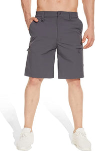 Men's Sage Green 5 Pocket Casual Cargo Shorts