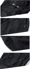 Load image into Gallery viewer, Men&#39;s Causal Cargo Pocket Black Shorts