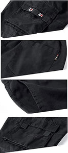 Men's Causal Cargo Pocket Pea Green1 Shorts