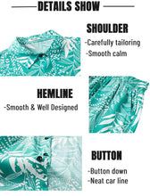 Load image into Gallery viewer, Casual Men&#39;s Blue Vacation Style Shirt &amp; Shorts Set