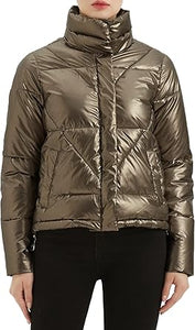 Diamond Quilted Puffer Coat