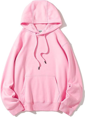 Comfy Pink Long Sleeve Hoodie Pullover