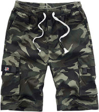 Load image into Gallery viewer, Men&#39;s Causal Cargo Pocket Cp Camo Shorts