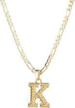 Load image into Gallery viewer, Holiday Gift Ideas 14K Gold Plated Letter Necklace
