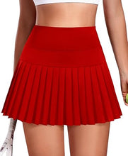 Load image into Gallery viewer, High Waist Sporty Pleated Tennis/Golf Skirt